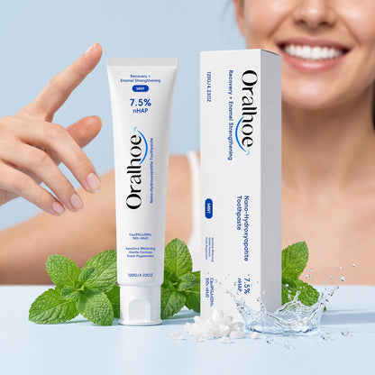 Nano Hydroxyapatite Toothpast-Whitening & Soothe Sensitive Teeth🪥