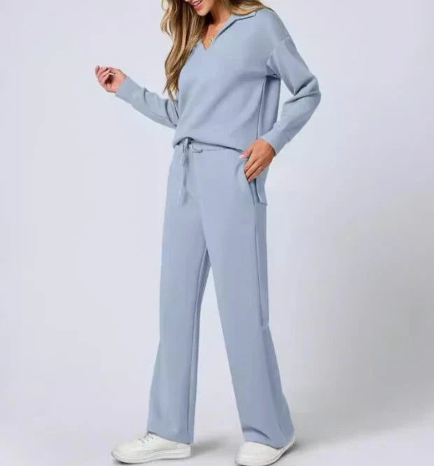 🎁Hot Sale 49% OFF⏳Women's 2 Piece Sets Outfits Casual Long Sleeve Sweatsuits Sets