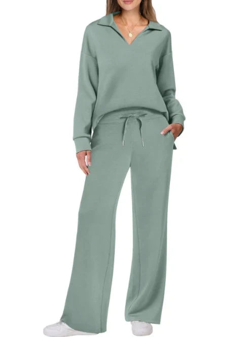 🎁Hot Sale 49% OFF⏳Women's 2 Piece Sets Outfits Casual Long Sleeve Sweatsuits Sets
