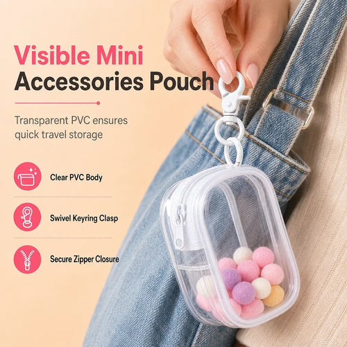 Spot Any Cable Instantly! No-Dig Clear Clip-On Pouch