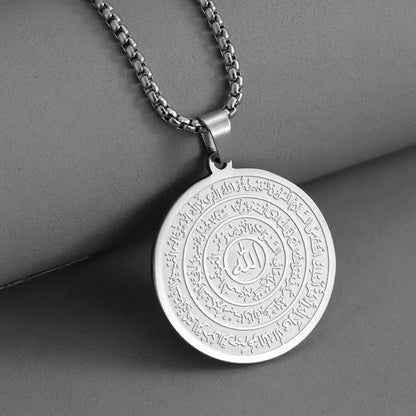 💕✨ Arabic Calligraphy Stainless Steel Necklace – Buy 1, Get 1 FREE | Keep One, Gift One