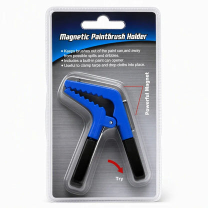 🎨🧲 Magnetic Paint Brush Holder Clip – Hands-Free Universal Clamp for Cleaner, Easier Painting