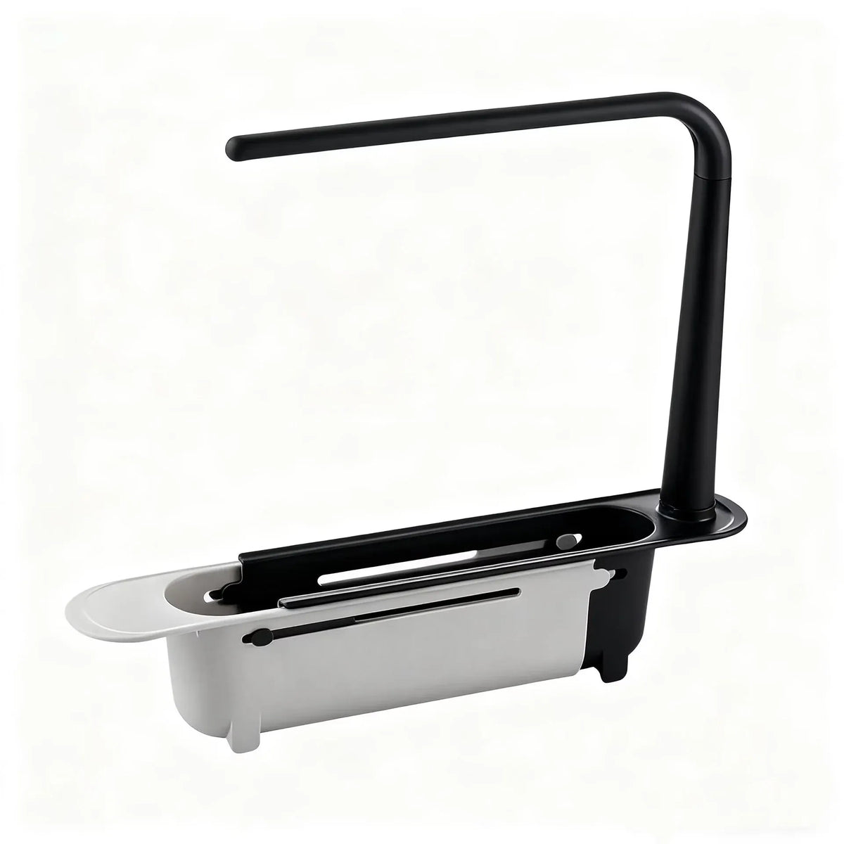 Expandable Sink Organizer Shelf - Waterproof Plastic Rack with No Mold Growth🛁
