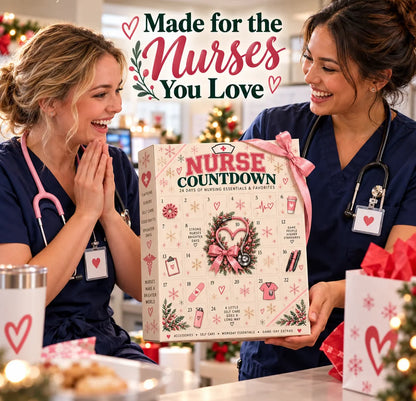 ❤️ CareHeroTM 24-Day Advent Calendar – Heartfelt Holiday Countdown Gift for Nurses