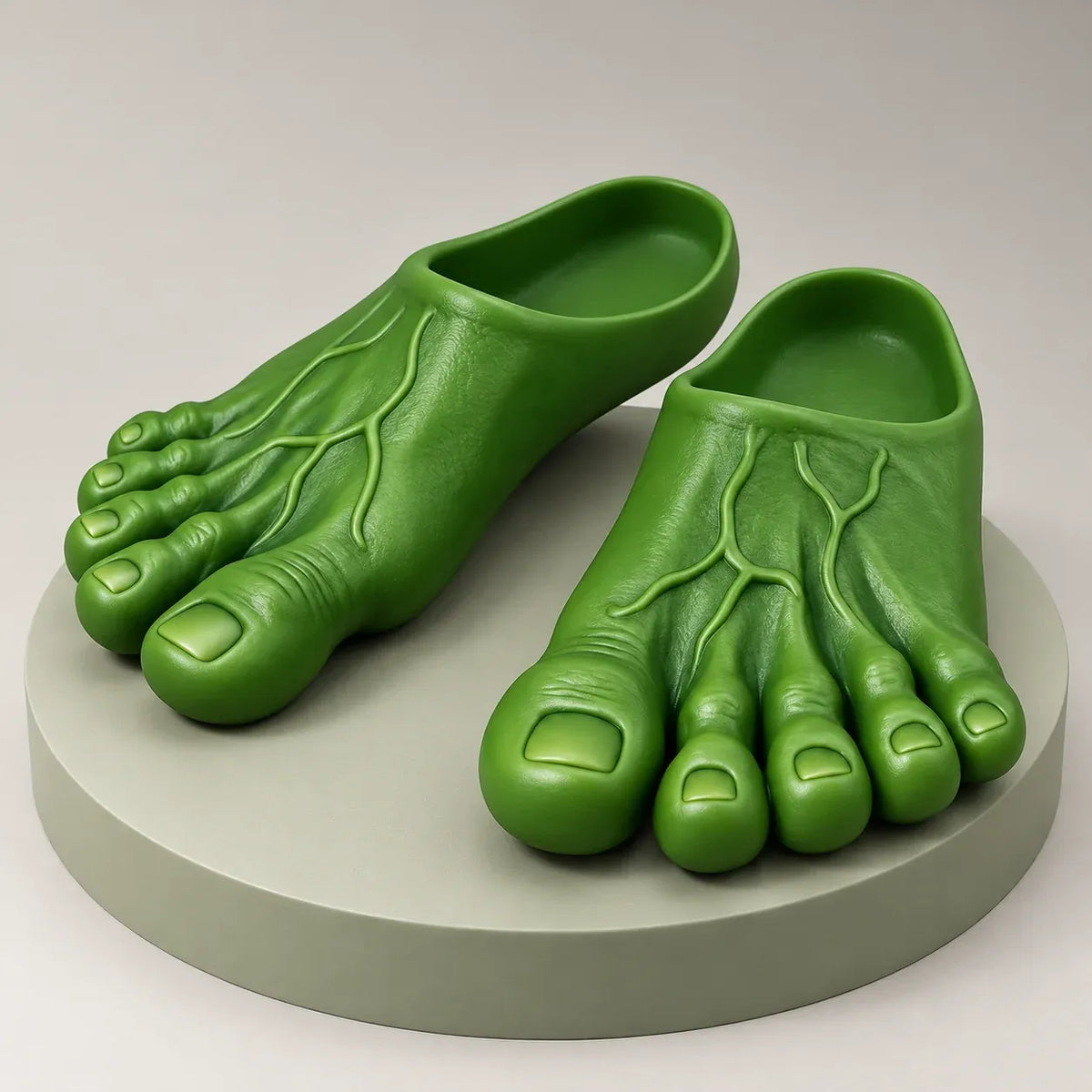 👣Giant Toe Slippers – Funny Realistic Foot Slides