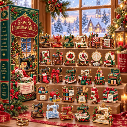 🎄2026 Christmas Sewing Room – 24 Tiny Treasures for Makers