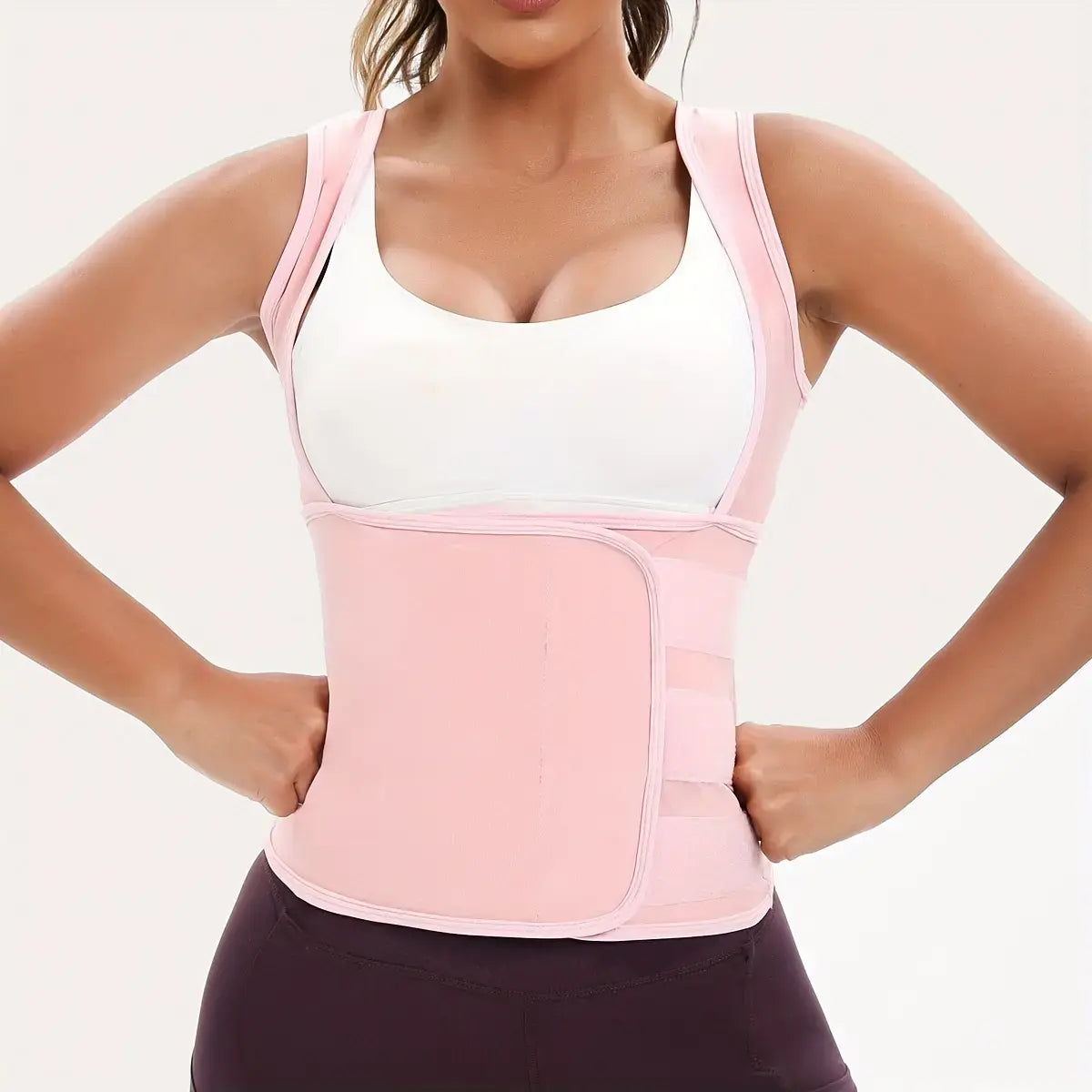 Women's Zip-Up Compression Shapewear Vest - Athletic Active Tops 🏋️‍♀️