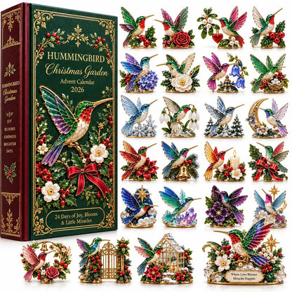 🐦24 Days of Joy in Bloom — Hummingbird Christmas Garden Advent Calendar 2026