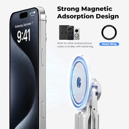 Magnetic Portable Multi-Functional Tablet, Phone, And Laptop Stand
