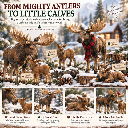 🌲24 Days of Moose – 24-Piece North Woods Christmas Collection