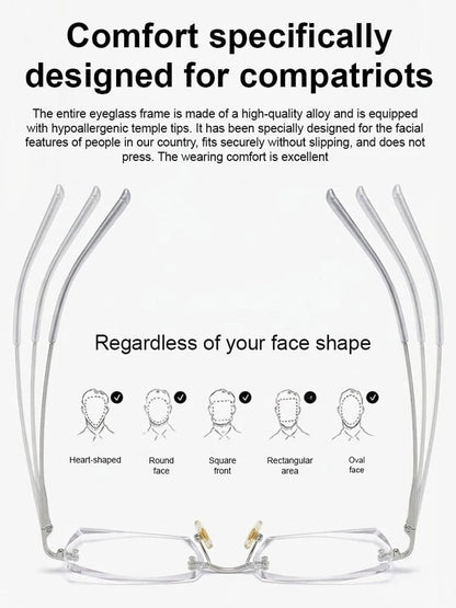[Co-Created by Designers]Gypsophila Smart Zoom and Color-Changing Reading Glasses