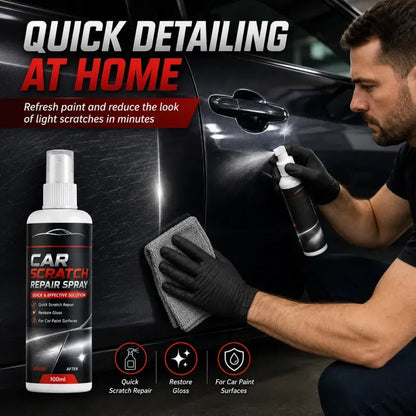 🚗 Universal Car Scratch Repair Spray – Erases light scratches, swirl marks & scuffs fast. 🛡️💨