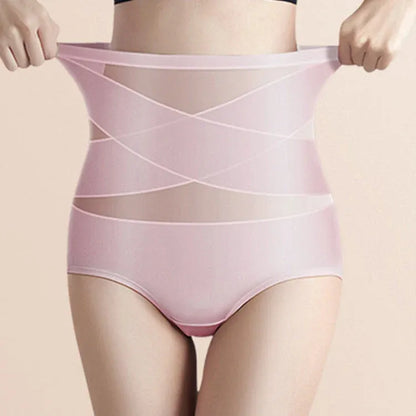 Women's Sheer High Waist Shaping Underwear, Sexy Mesh Shapewear Panty ✨
