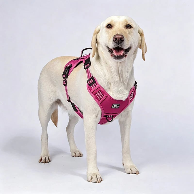 🐕 50% OFF! ✨ Outdoor Heavy-Duty Dog Vest Harness – Ergonomic No-Pull Chest Design, Multi-Point Adjustment & Breathable Mesh Lining – Climbing-Grade Buckles with Control Handle for Safe Walks 🦮