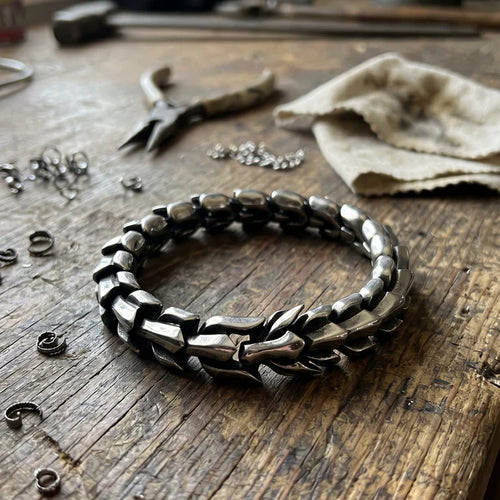 Jörmungandr Chain Bracelet — Stainless Steel