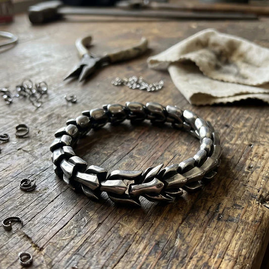 Jörmungandr Chain Bracelet — Stainless Steel