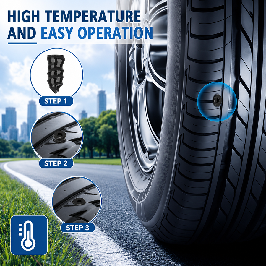 🔥Last Day 50% OFF🔥6OPCS Self-Sealing Tire Repair Rubber Nails Kit with 2 Sizes