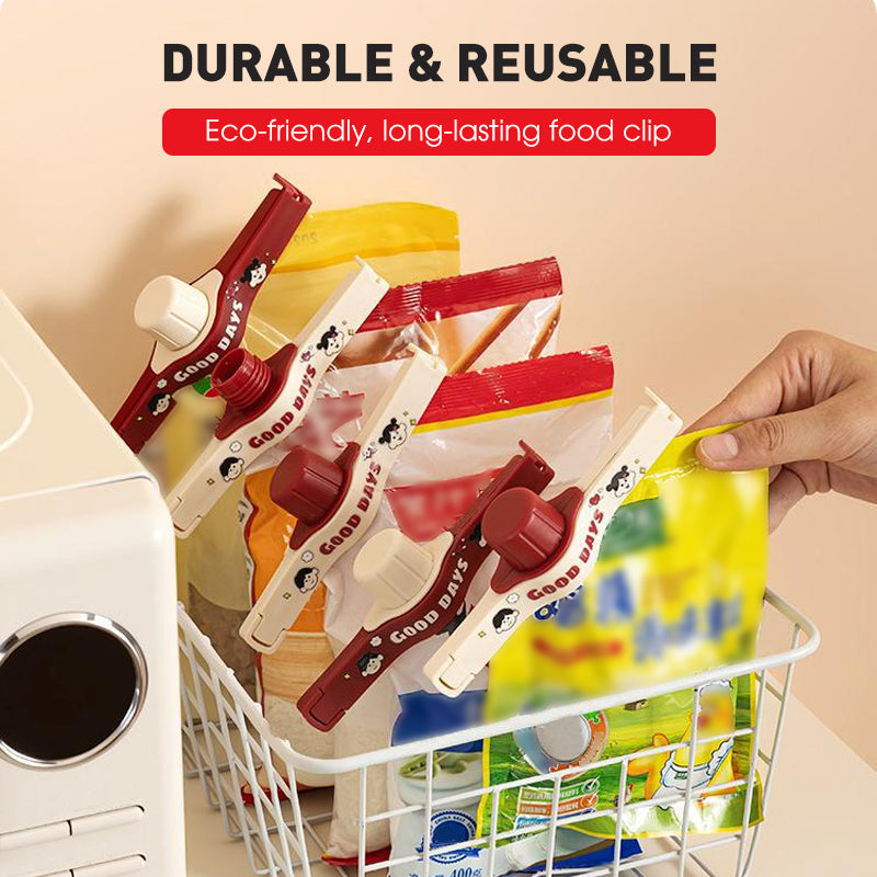 🔒 Food Sealing Clip – Moisture-proof, snap‑on & fresh‑keeping ✨