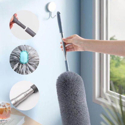 🪶✨ Telescopic Microfiber Duster – 360°, extendable & washable 🏠