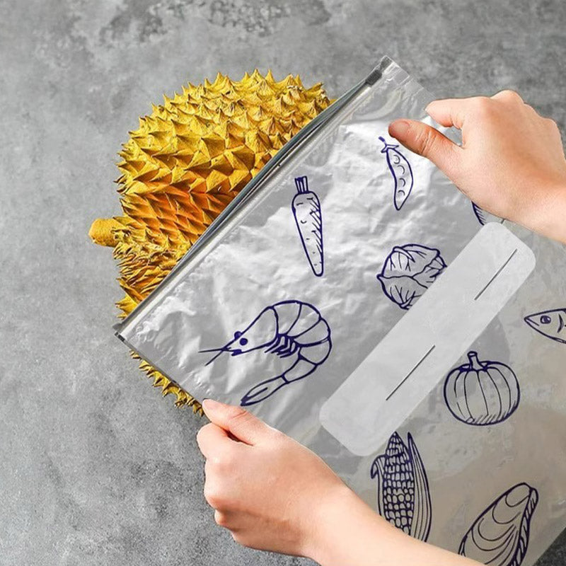 ✨ Reusable Aluminum Foil Food Storage Bags—Keep Your Food Fresher Longer! ✨