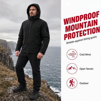 🔥LAST DAY SALE ONLY ￡21.99!!💥 Built for Wind & Rain🌧️Men's Waterproof Insulated Outdoor Jacket