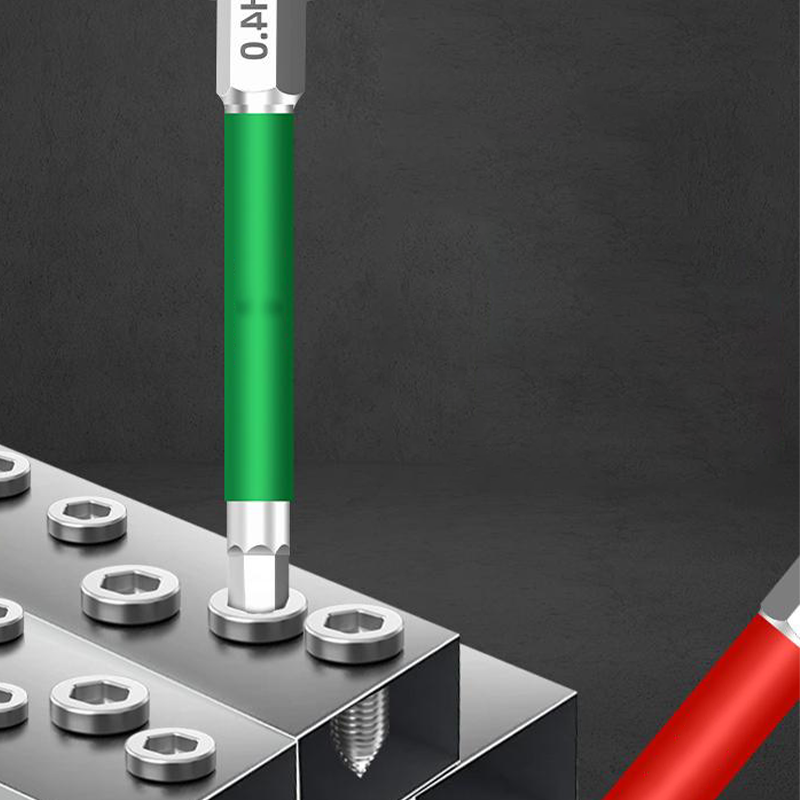 🛠️50% OFF NOW! Magnetic Anti-Slip Screwdriver Bit Set – S2 Steel Hex Driver Bits for Electric Screwdriver & Hand Repair Work